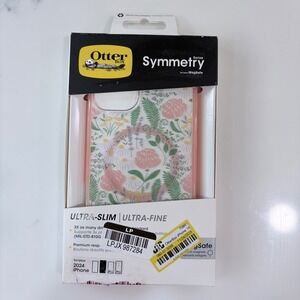 OtterBox Symmetry Series MagSafe Case iPhone 16 Floral Wildflower Pink Green